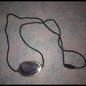 {Penguins & Waffles} Agate Stone Necklace